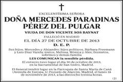 Mercedes Paradinas Pérez del Pulgar